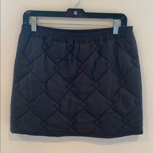 Quilted cotton short skirt.